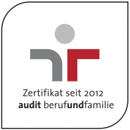 Zertifikat seit 2012 audit berufundfamilie